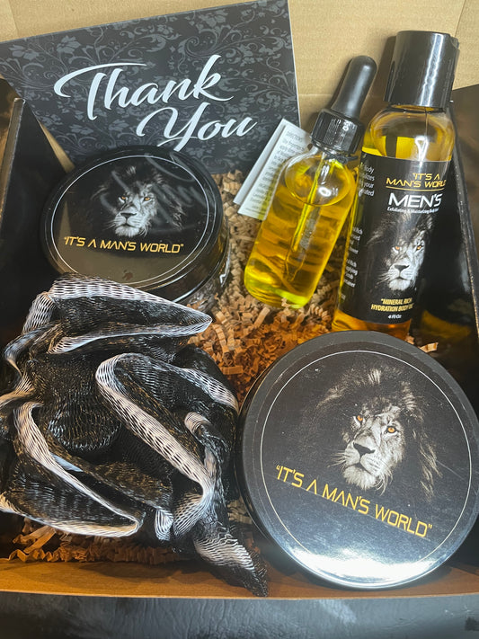 It's A Man's World Gift Set (cashmere & musk)
