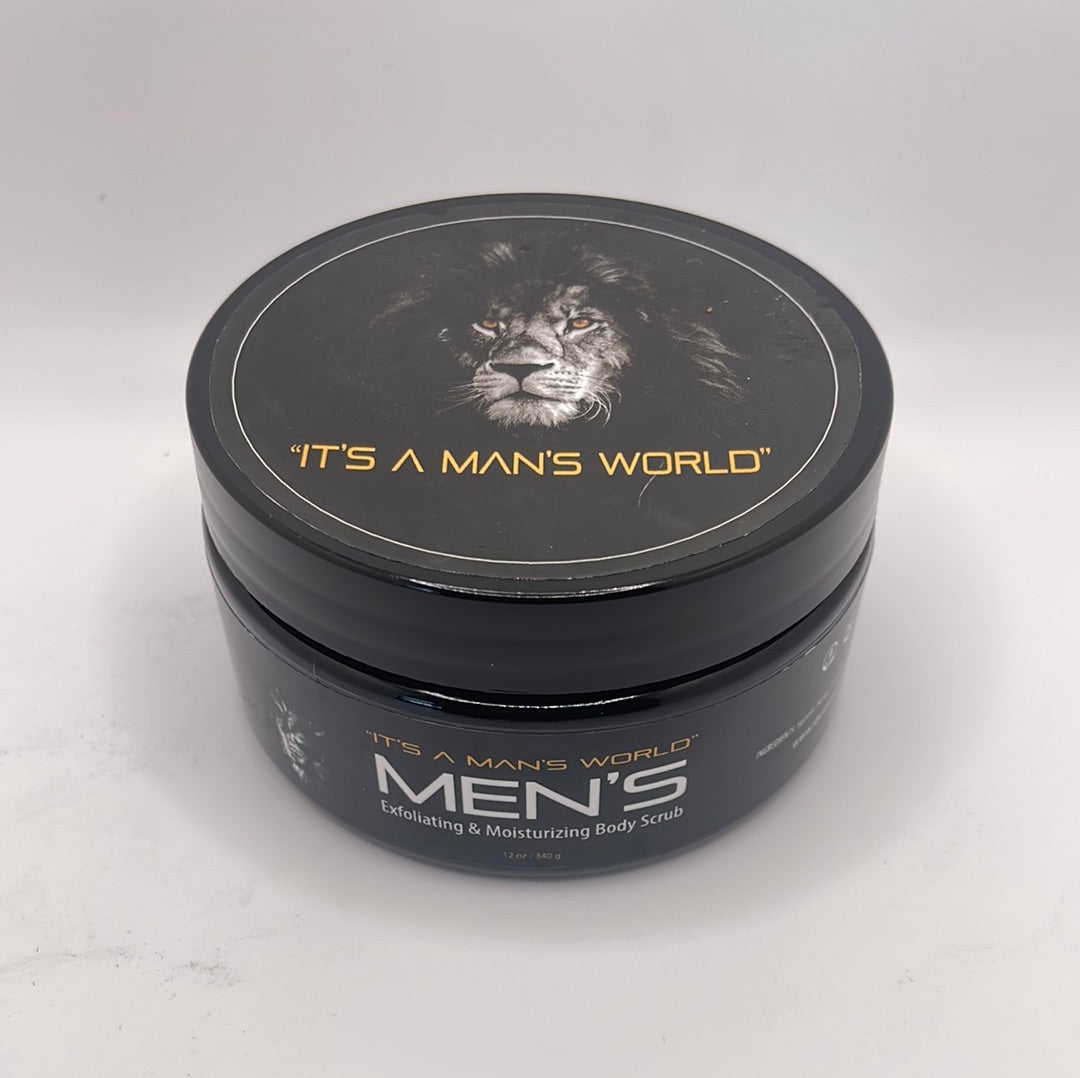 It's A Man's World Body Scrub (cashmere & musk)
